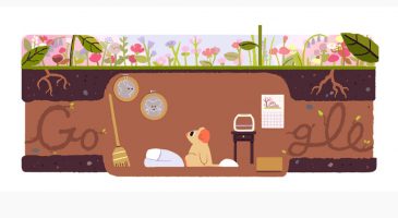 20 mars 2017 : un doodle pour chaque hémisphère