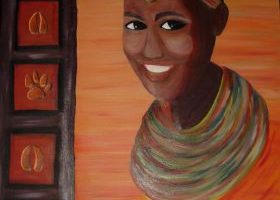 Africaine souriante...