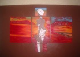 peinture africaine : un air d' ailleurs !