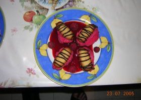 Bouchées croquantes à la framboise