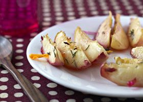 Brochettes de pêche au miel - %%sitename%%