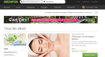 Ce que j'achète sur Groupon