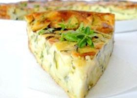 Clafoutis léger aux courgettes et fromage de chèvre - %%sitename%%