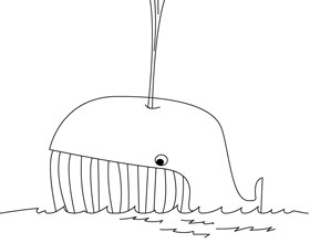 Coloriage-baleine