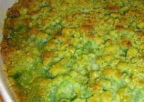 Crumble pistaché aux pêches - %%sitename%%