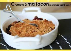 Crumble pommes-framboises - %%sitename%%