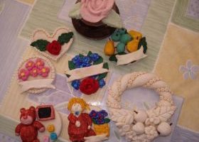 Décoration de porte en pâte à sel - %%sitename%%