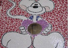 Miroir en mosaïque : Diddl vous offre son coeur ! - %%sitename%%