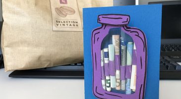 Fabriquer une carte originale pour un pot de départ