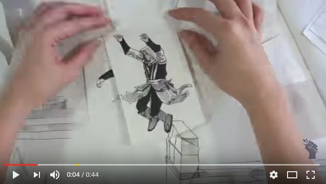 Fantastique-animation-papier-du-film-Assassin-s-creed