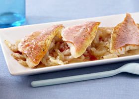 Filets de rougets au fenouil et tomates - %%sitename%%
