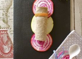 Galette au saumon fumé, fromage frais de pousses d'épinard et aneth - %%sitename%%