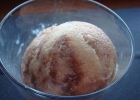 Glace macaronnée