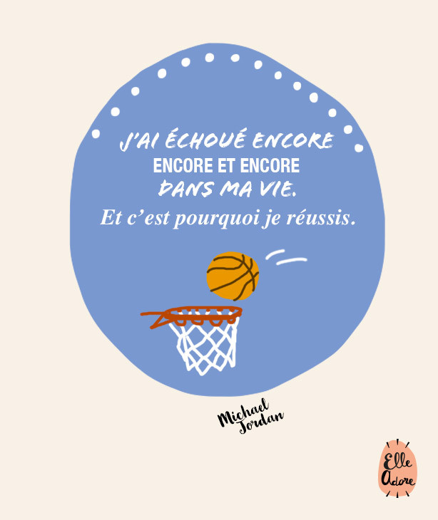 J'ai échoué encore encore et encore dans ma vie. Et c'est pourquoi je réussis