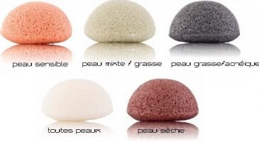 L'éponge Konjac, quelle couleur pour quel type de peau ?