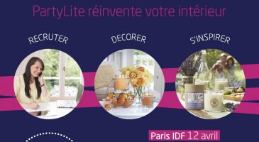 La première édition du POP UP DECO de PARTYLITE, c'est le 12 AVRIL