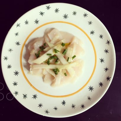 Ma-recette-de-Carpaccio-de-coquilles-Saint-Jacques-au-citron-vert-et-aux-poires