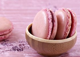 Macarons à la framboise