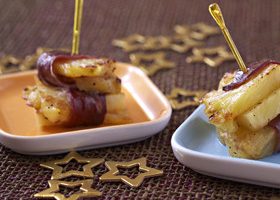 Millefeuilles d'ananas au magret fumé - %%sitename%%