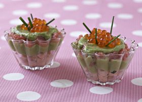 Verrine de mousse d'avocat au saumon - %%sitename%%