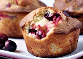 Bô Fruits ! : muffins aux airelles et au chocolat blanc - %%sitename%%
