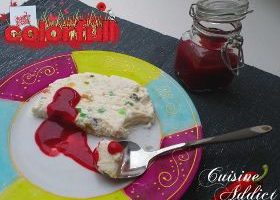 Nougat glacé et son coulis de framboises - %%sitename%%