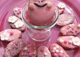 Petites génoises roses - %%sitename%%