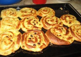 Petits pains aux raisins à l'ancienne