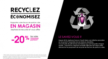 Sephora et le recyclage