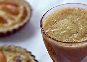 Smoothie pêches gingembre