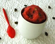 Sorbet à la fraise et à la pistache - %%sitename%%