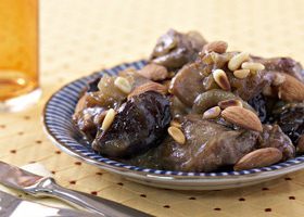 Tajine d'agneau aux pruneaux