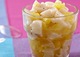 Tartare de noix de Saint-Jacques à l'ananas - %%sitename%%
