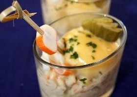 Verrine de tartare de surimi - %%sitename%%