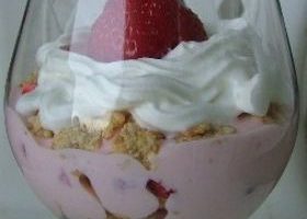 Trifle aux fraises, recette simplette pas casse tête !