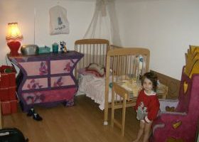 Trône de princesse en carton