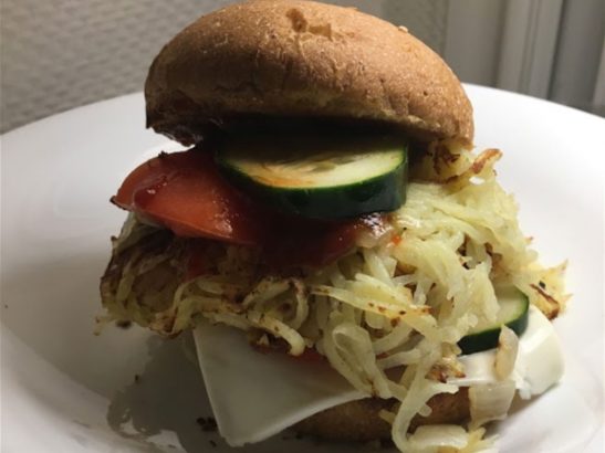 Un-burger-vegetarien-ultra-simple