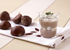 Verrines aux topinambours et marrons - %%sitename%%
