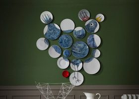 Les assiettes font le mur !