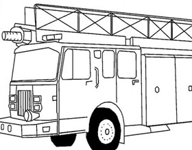 coloriage-camion-de-pompier