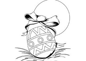 Coloriage : l'oeuf de Pâques décoré coloriage oeuf decore à im - %%sitename%%
