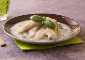 Filets de merlan au gingembre et lait de coco