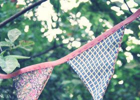 DIY mariage : mes fanions liberty - %%sitename%%