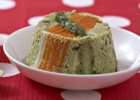 Flan aux asperges et surimi - %%sitename%%