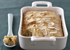 Gratin de rhubarbe aux amandes - %%sitename%%