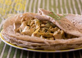 Galette au poulet, coco et curry - %%sitename%%