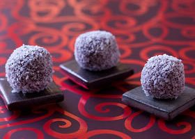 Truffes au chocolat et noix de coco