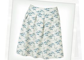 Coup de coeur mode : une jupe imprimé gazouillis à moins de 40 euros !