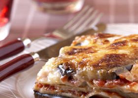 Lasagnes à l'aubergine