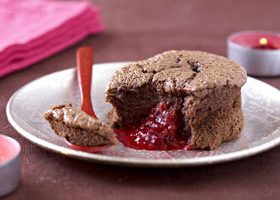 Moelleux au chocolat coeur fondant aux framboises - %%sitename%%